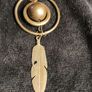44 cm long Necklace, Unusual Pendant Image 2