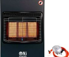 Portable Gas Heater Indoor Mobile Foldable 4.2kW Regulator Set