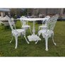 Cast Iron Garden Set  Square Table and Chairs  Style N Image 2