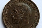 1935 George V Farthing Unc Key Date