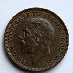 1935 George V Farthing Unc Key Date