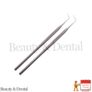 2x Dental Probe 6 Single Ended Diagnostic Probe Oral Cleaning Instrument S.Steel CE Image 2