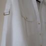 Ladies White Linen Blouse/Overshirt Image 3