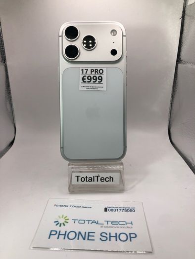 iPhone 17 Pro 256 Silver 99 battery TotalTech