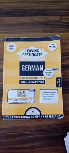 various leaving cert books