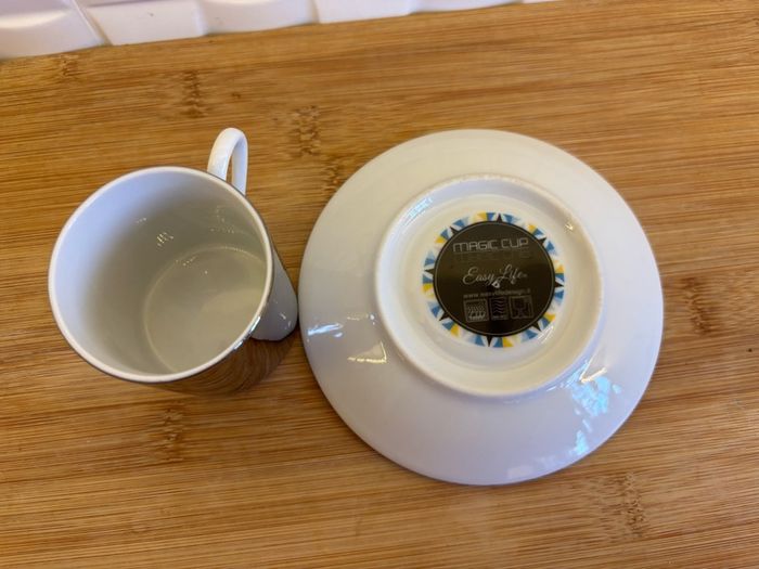 New Beautiful espresso cup and saucer