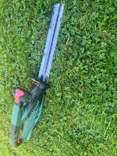 Parkside cordless hedge trimmer & charger (no battery)