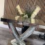 mirrored glass console table Image 4