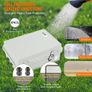 Outdoor Electrical Junction Box, 300 x 200 x 180 mm, ABS Plastic Electrical Enclosure Box with Hinged Cover Stainless Steel Latch Image 6