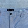 Grey slim fit cropped trousers Image 4