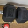 two brand new sets hexagonel dumbbells2x15kg, 2x12.5kg Image 7