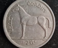 Ireland 1964 Half Crown Coin