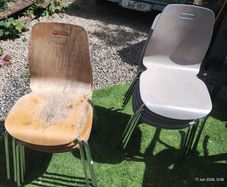 10 stackable chairs (26221)