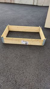Raised flower beds