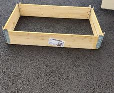 Raised flower beds