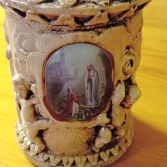 Vintage Reglious Candle Holder