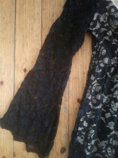 Black lace dress