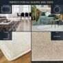 10 Pcs Non Slip Reusable Rug Grippers for Laminate & Wooden floor - Washable Anti Slip Rug Underlay Carpet Grippers Strips - Compatible with Hard, Tiled, Marble Floors Image 3