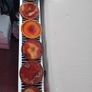 Vintage natural agate and wooden coaster set rrp 85e Image 2