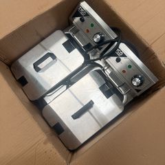 Double counter top fryer