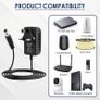 12V Power Supply Adaptor for Yamaha Keyboard, AC/DC Adapter 100-240V 50/60Hz to DC Converter, Switching Adapter with 5.5mmx2.5mm Plug for Routers LED Strip Lights CCTV Cameras (2A) Image 4