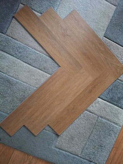 Premium SPC Herringbone Laminate Flooring, High-Quality Low Maintenance