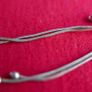 Vintage Sterling Silver 925 -  2 Strand Balls Drop Earrings 2,63g Image 10