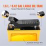 689 bar(10,000PSI) Air Hydraulic Pump, 1.6 L(0.42 Gal) Reservoir, NPT 9.5mm(3/8 In) Oil Outlet, NPT 6.4mm(1/4 In) Inlet, Aluminum Shell Air Actuated Treadle Foot Pump, for Automobile Repair Frame Machine & Hydraulic Press Image 5