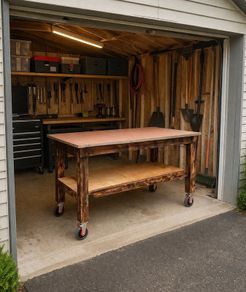 Large Heavy Duty Rustic Workbench 1800x900x900mm