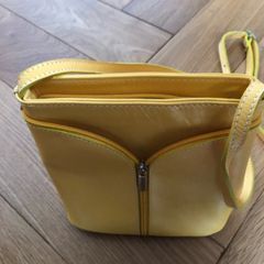 Yellow shoulder bag