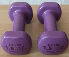 Pair of 1.5kg dumbbells