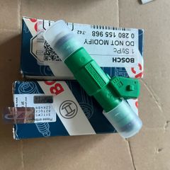 Genuine Bosch 0280155968 42lb / 440cc Green Giant Fuel Injectors Set of 4
