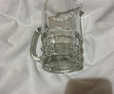 Vintage glass Milk/Water/Juice/Beer jug