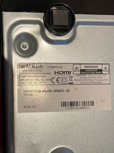 Walker satellite and saorview receiver