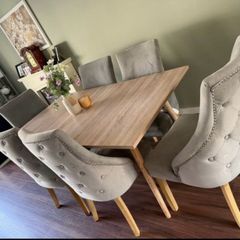 dining table and chairs