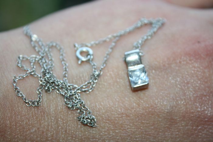 Vintage Sterling Silver 925 Jewelry Necklace Pendant 3g