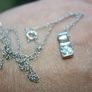Vintage Sterling Silver 925 Jewelry Necklace Pendant 3g Image 6