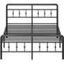 King Size Bed Frame with Victorian Headboard and Footboard Image 2