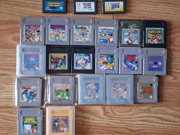 12 Gameboy Games/Cartridges