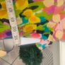 Vintage colourful print dress Paris Image 9