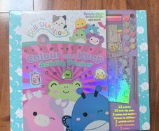 New Squishmallows Colour and Keep Activity Drawer