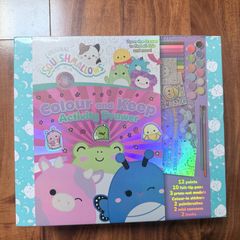 New Squishmallows Colour and Keep Activity Drawer