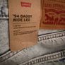 levis Jeans BNWT Levi's 94 Baggy Wide Leg Jeans  W30 L33 Image 10