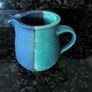Handmade ceramic creamer for tea & coffee, pottery pitcher, milk jug Image 2