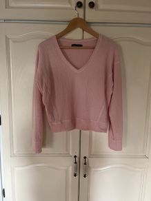 Abercrombie & Fitch pink sweater size S