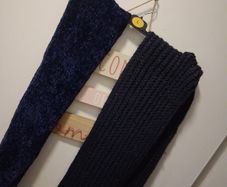 2 navy scarf s