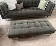 3.5 seater sofa + footstool