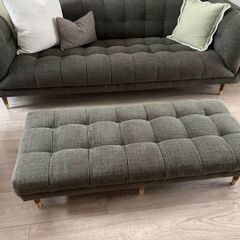 3.5 seater sofa + footstool