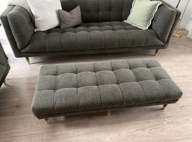 3.5 seater sofa + footstool
