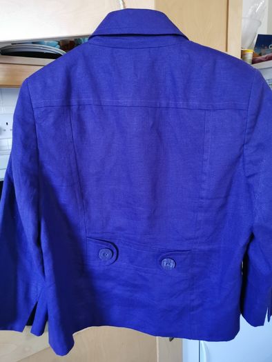 Debenhams collection linen purple blazer UK 12